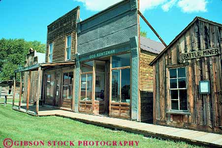Stock Photo #18675: keywords -  american architecture building buildings design encampment frontier frontiers grand history horz migration movement museum museums old pioneer pioneers settlement style town vintage west western wood wooden wyoming