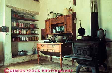 Stock Photo #13024: keywords -  antique baines farm farmhouse farms historic home homes horz johnson kitchen kitchens lbj lyndon old president presidential ranch ranches site sites stove texas vintage wood