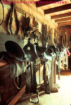 Stock Photo #13025: keywords -  baines equipment historic home homes horse house johnson lbj leather lyndon president presidential rack ranch ranches row rows saddle saddles site sites tac texas vert