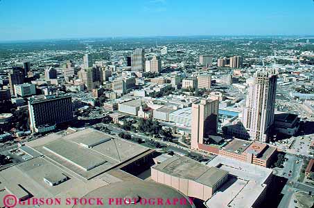 Stock Photo #11449: keywords - aerial aerials antonio cities city cityscape cityscapes downtown elevate elevated horz san skyline skylines texas urban view