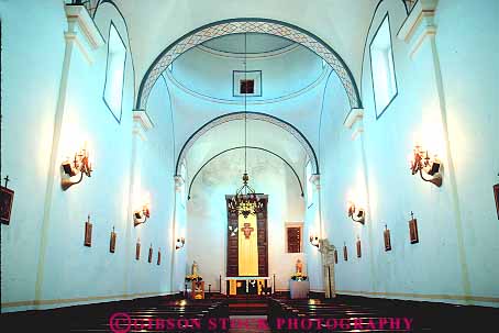 Stock Photo #11456: keywords -  american antonio building chapel church historic history horz interior jose mexican mission missions national old park parks public san site texas