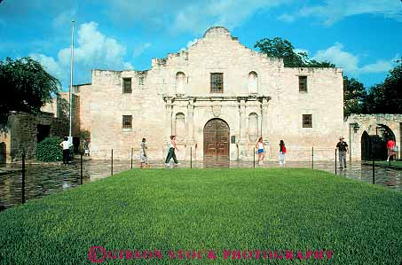 Stock Photo #11477: keywords -  alamo american antonio attraction building historic history horz kandmark landmarks masonry mexican mission missions national old park parks people public san site stone texas tourist tourists vintage