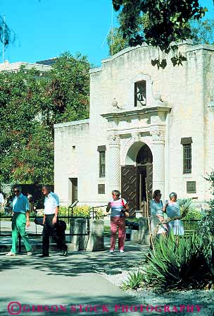 Stock Photo #11478: keywords - alamo american antonio attraction building historic history kandmark landmarks masonry mexican mission missions national old park parks people public san site stone texas tourist tourists vert vintage