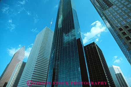 Stock Photo #7555: keywords -  abstract abstraction abstracts america american architecture building buildings business center cities city cityscape cityscapes downtown high horz houston modern new office rise skyline skylines tall texas up upward urban usa view west