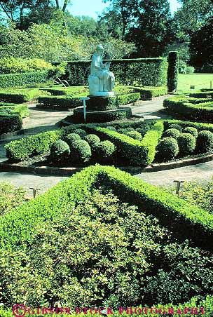 Stock Photo #11882: keywords - bayou bend contour contoured fancy garden gardens houston ornate path paths sculptured texas urban vert