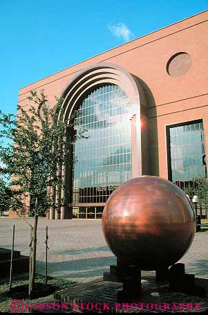 Stock Photo #11884: keywords -  arch arches architecture building center design downtown hall houston modern new texas urban vert
