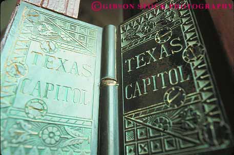 Stock Photo #11432: keywords -  architecture austin building capitol capitols distinctive door engrave engraved engraving front government hinge hinges horz house political politics seat state texas unique