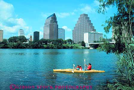 Stock Photo #11436: keywords - austin boat boaters boating cities city cityscape cityscapes colorado downtown exercise exercising families family fiberglass float floating floats flotation fun horz jacket jackets kayak kayaker kayakers kayaking life man material paddle paddles paddling pair people plastic play recreation river rivers safety skyline skylines sport synthetic texas urban vest vests water woman