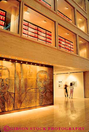Stock Photo #11438: keywords -  and architecture archive archives austin baines building design interior johnson lbj libraries library lyndon modern museum museums president presidential presidents site style texas vert