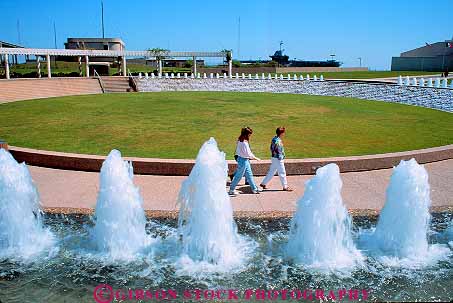 People At Watergarden Corpus Christi Texas Stock Photo 17183