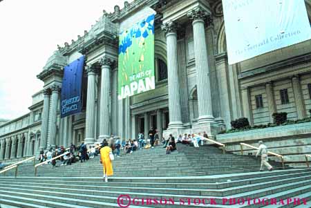 Stock Photo #9088: keywords - art buildings city downtown horz metropolitan modern museum museums new of step steps urban york