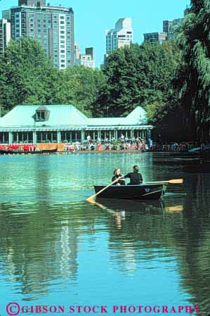 Stock Photo #9097: keywords -  boaters calm central city lake municipal new park parks peaceful privacy private quiet row rowboat rowers rowing serene urban vert york