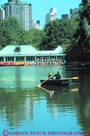 Stock Photo #9097: keywords - boaters calm central city lake municipal new park parks peaceful privacy private quiet row rowboat rowers rowing serene urban vert york