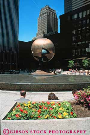 Stock Photo #9108: keywords -  city in new noon park peaceful people plaza plazas quiet relax summer sunny sunshine tobin vert york