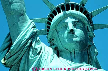 Stock Photo #3526: keywords -  americana city cooperation freedom gift horz liberty national new of patriot patriotism spirit states statue symbol united unity york