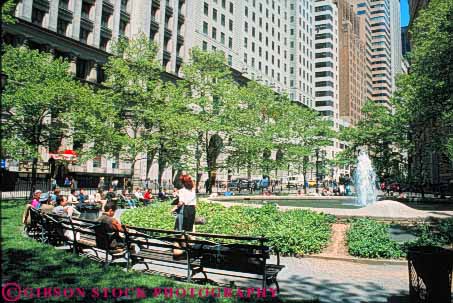 Stock Photo #9133: keywords -  bowling city downtown green horz municipal new park parks people public relax relaxed relaxes relaxing spring sunny sunshine york