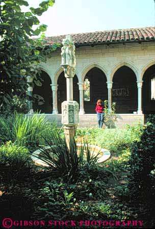 Stock Photo #9152: keywords -  alone arch arches architecture art calm city cloisters design gothic masonry metropolitan museum museums new of quiet relax relaxed relaxes relaxing rest solitary solitude stone style summer sunny sunshine vert warm woman york