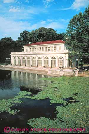 Stock Photo #9159: keywords -  boathouse brooklyn building city lake lakes new park parks pond ponds prospect vert york