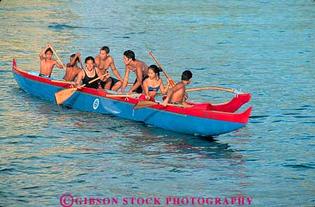Stock Photo #11732: keywords -  adolescents beach boat boating boats boy boys canoe canoes cooperate destination gender girl girls hawaii hawaiian horz mixed native natives oahu ocean outrigger paddle recreation resort resorts sport team teen teenage teenager teenagers teens travel tropical vacation waikiki youth