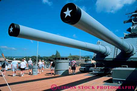 Stock Photo #13102: keywords - attraction battleship battleships big commemorate commemorates commemorating gun guns harbor hawaii hawaiian honolulu horz huge ii large memorial memorials missouri monument monuments museum navy oahu pearl people ship ships tour touring tourist tourists tours tropical turret two uss war wars world