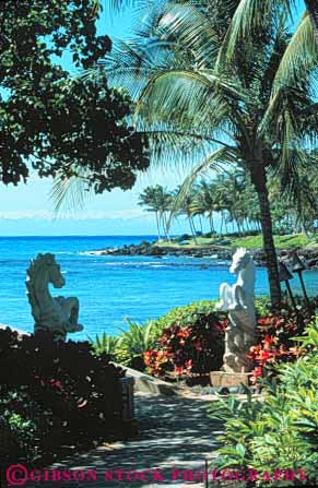 Stock Photo #8635: keywords - beach beaches big coast coastal destination hawaii island islands marine maritime ocean resort resorts sea seashore seawater shore shoreline surf travel tropical usa vacation vegetation vert water