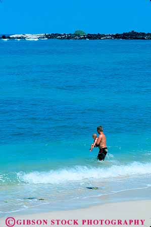 Stock Photo #13145: keywords -  affection affectionate alone babies baby big blue calm caring child coast coastal destination father fathers hawaii hawaiian hold holding holds in intimate island islands leisure lovable love loving ocean outdoor outside parent parents play playing quiet recreation sea serene shore shoreline single sport surf swim tender travel vacation vert wade wades wading water with