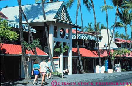 Stock Photo #8649: keywords - big destination hawaii hawaiian horz in island islands kailua kona resort resorts shop shopping shops store stores street streets town towns travel tropical usa vacation