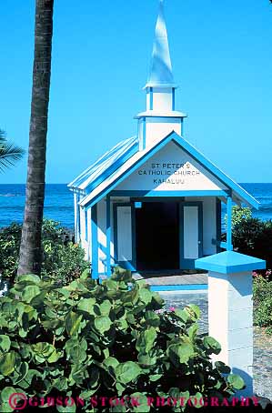 Stock Photo #13181: keywords - architecture big catholic chapel chapels church churches coast coastal cute hawaii hawaiian island islands kailua kona little peters quaint religion religious shore shoreline small st tiny tradition traditional tropical vert wood wooden