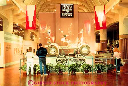 Stock Photo #12226: keywords -  (near antique auto automobile automobiles autos cars collector collectors dearborn detroit detroit) display displays early exhibit exhibits ford henry horz machine machinery michigan museum museums near old rare transportation vehicle vehicles vintage