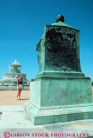Stock Photo #12231: keywords -  belle detroit isle looking metal michigan released season statue statues summer vert woman