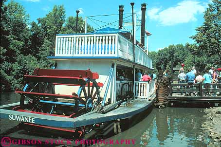 Stock Photo #12234: keywords -  (near boat boats canal canals dearborn detroit detroit) dock docks greenfield historic history horz living michigan museum museums near old paddlewheel ride rider riders riding riverboat riverboats season ship ships site sites summer suwanee tour tours tradition traditional village villages vintage