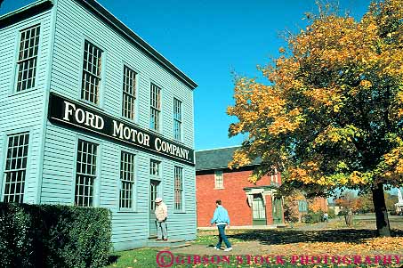 Stock Photo #12235: keywords -  (near building buildings company dearborn detroit detroit) ford greenfield historic history horz living michigan motor museum museums near old season site sites summer village villages
