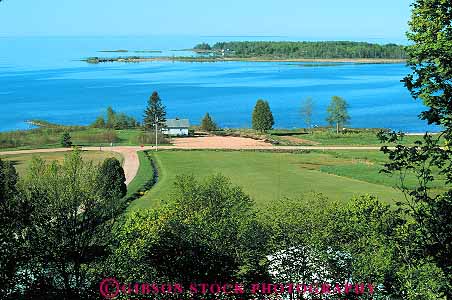 Stock Photo #13206: keywords - calm country great home homes horz house houses isolated lake lakes landscape michigan midwest natural nature peninsula plant plants privacy private quiet region remote scenery scenic serene shore solitude upper vegetation water