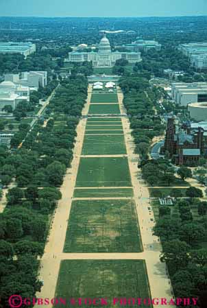 Stock Photo #8715: keywords -  aerial aerials attraction capitol columbia dc destination district elevate elevated grid lawn mall national of path paths pattern tourist travel us vert view washington