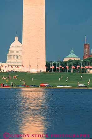 Stock Photo #8716: keywords -  attraction bright capitol columbia dc destination district mall monument monuments national of pond pool pools reflecting smithsonian tall tourist travel us vert washington water