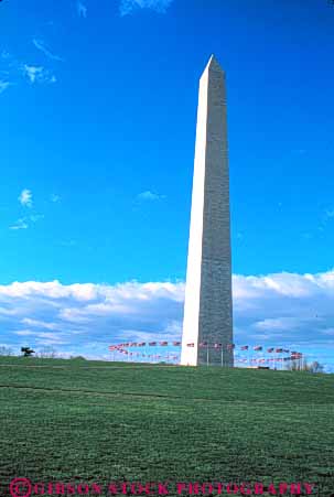 Stock Photo #8724: keywords -  attraction capitol columbia dc district granite monument monuments national obelisk of point pointed rock shape stone tall tourist tower usa vert washington