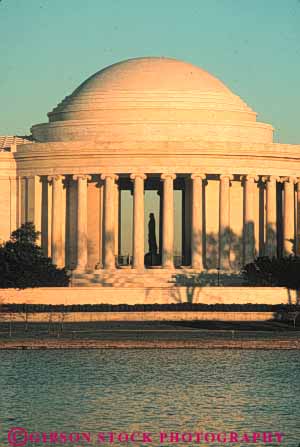 Stock Photo #8730: keywords -  architecture attraction capitol columbia column columns dc design district dome domes greek jefferson lines memorial monuments national of parallel pillar pillars rock stone tourist usa vert washington