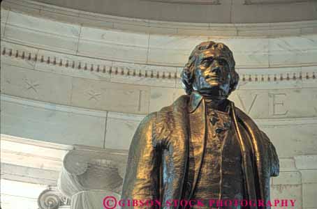 Stock Photo #8737: keywords - architecture attraction capitol columbia column columns dc design district greek horz jefferson memorial monuments national of pillar pillars rock statue statues stone tourist usa washington