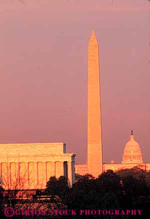 Stock Photo #7881: keywords -  building buildings capitol columbia commemorate commemorative dc district dusk granite landscape lincoln memorial memorials monuments national of scenery scenic usa vert washington