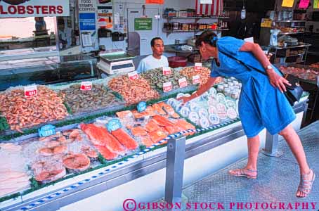 Stock Photo #8828: keywords -  avenue business buy buyer buys capitol columbia commerce dc destination district fish fresh horz in maine market national of retail sell seller selling shop shopper shopping travel usa washington wharf woman