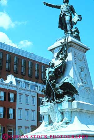 Stock Photo #8837: keywords - architecture building buildings capitol columbia dc destination district in lafayette memorial metal national of office offices park statue travel trib usa vert washington
