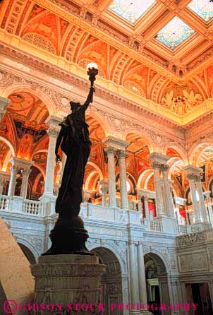 Stock Photo #8869: keywords -  arch arches architecture atrium attraction building ceiling classic classical columbia column columns congress dc decorate decorated decorative design destination district fancy federal government greek hall high interior intricate jefferson lavish libraries library lobby of ornate pillar pillars refurbish refurbished renew renewed restore restored rich tourist tradition traditional travel vaulted vert washington