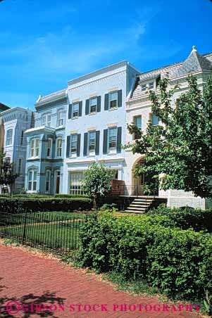 Stock Photo #8878: keywords -  area building buildings capitol columbia community dc district e hill home homes house houses in neighborhood neighborhoods of residenc residential vert washington