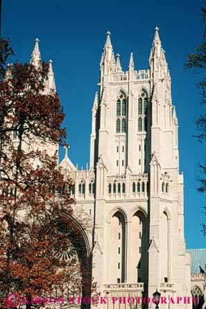 Stock Photo #8893: keywords -  architecture attraction big building cathedral cathedrals church churches columbia dc destination district god gothic grand house huge large national of religion religious stately temple temples tourist travel unique vert washington