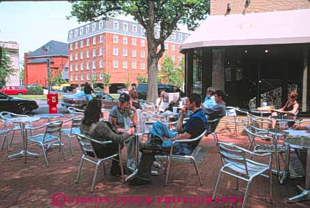 Stock Photo #8901: keywords -  cafe cafes capitol chat columbia dc dine dining district group hill horz in of outdoor outside people relax relaxing restaurant restaurants shade share sidewalk social summer talk together washington xando