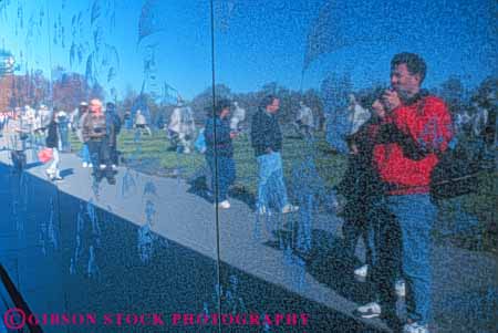 Stock Photo #8909: keywords - armed attraction columbia commemorate commemorates commemorating dc dedicate dedicated district forces honor horz korean memorial memorials monument of reflect reflecting reflection reflects shiny soldier soldiers stone tourist veteran veterans wall war washington