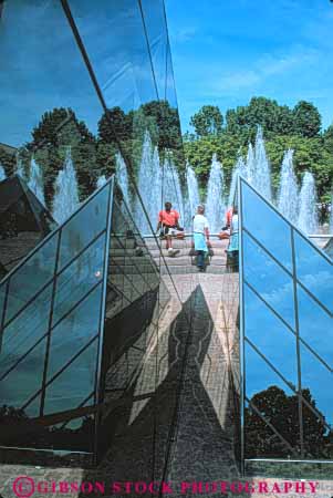 Stock Photo #8931: keywords -  art arts attraction columbia dc destination display district galleries gallery geometric geometrical geometry glass museum museums national of people public sculpture sculptures smithsonian tourist travel vert washington