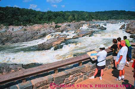 Stock Photo #13257: keywords -  american and c canal falls great historic history horz maryland national o overlook park parks people potomac rapid rapids river rivers site sites view viewpoint