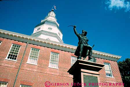 Stock Photo #13261: keywords -  annapolis building buildings capitol horz house houses legislature maryland monument politics state statue