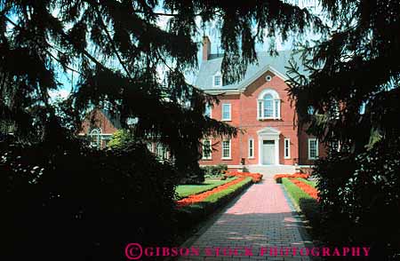 Stock Photo #13262: keywords - annapolis big brick expensive governors home homes horz house houses large mansion mansions maryland upscale